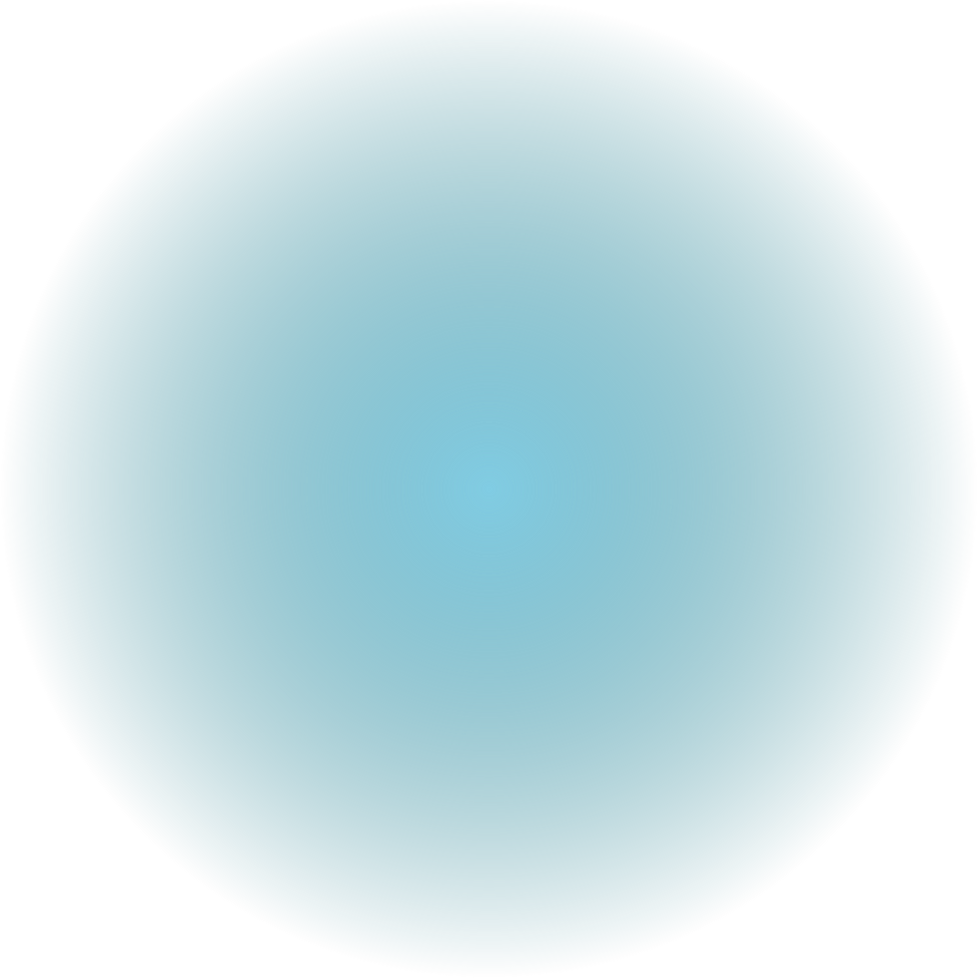 blue glowing blured gradient circle