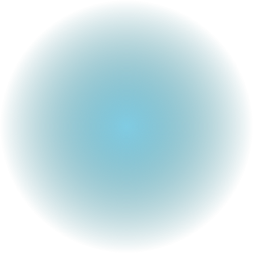 blue glowing blured gradient circle